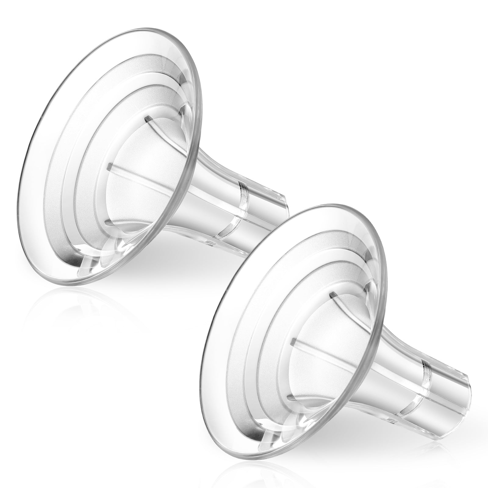 Flanges for store breast pump