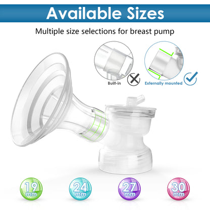 24,27,30mm Breast Pump Flange