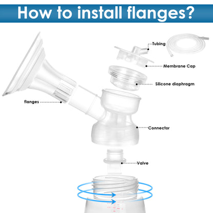 24,27,30mm Breast Pump Flange